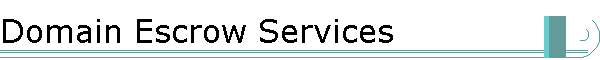 Domain Escrow Services